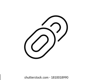 Link line icon. Vector symbol in trendy flat style on white background. Link sing for design.