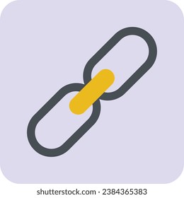 Link Line Vector Icon Design
