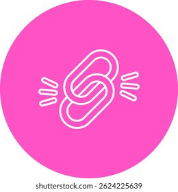 Línea de Enlace Vector Icon Design
