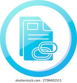 Línea de Enlace Vector Icon Design
