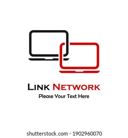 Link network logo template illustration
