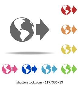link optimization icon. Elements of Seo & Development in multi colored icons. Simple icon for websites, web design, mobile app, info graphics