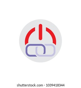 Link Power Logo Icon Design