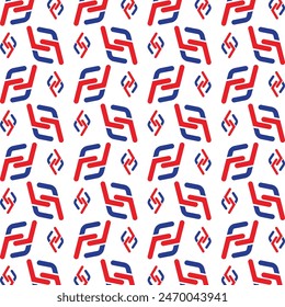 Link reasonable trendy multicolor repeating pattern vector illustration design