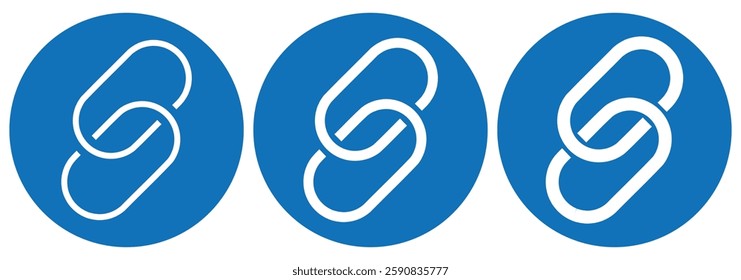 Link, share link, external link, database, icon set. URL icons. Attach, Network clip art, Business vector stock. Chain, link icon vector illustrator isolated.