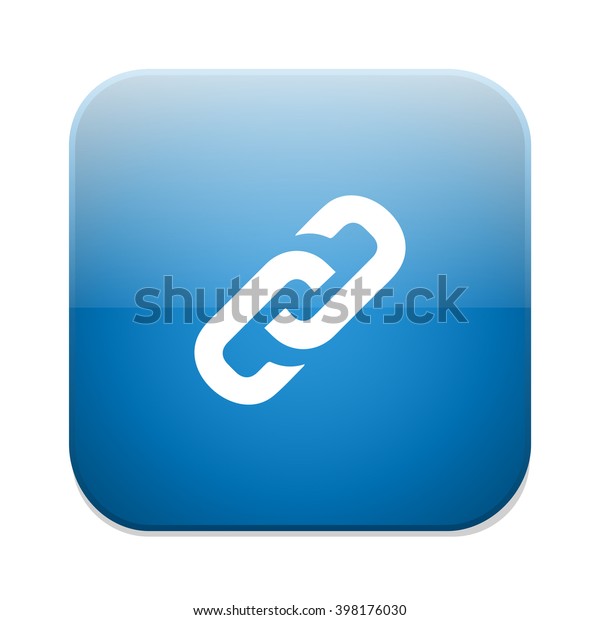 Link Sign Icon Hyperlink Chain Button Stock Vector Royalty Free