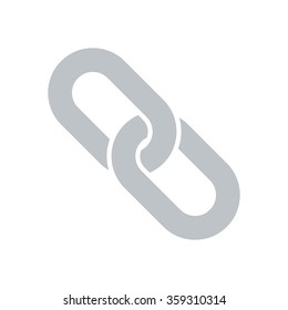 Link single icon.Chain link simbol.