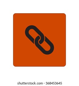 Link single icon.Chain link symbol.