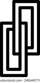 Link single vector line icon