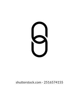 Link symbol icon, logo, vector illustration