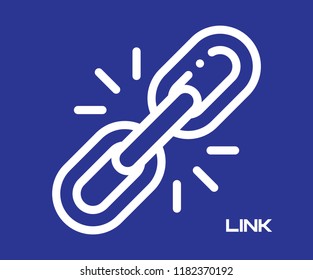 LINK SYMBOL VECTOR ICON DESIGN 