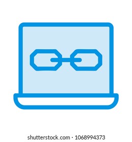  link URL laptop 