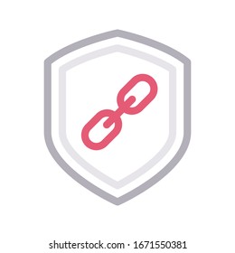 link vector color line icon 