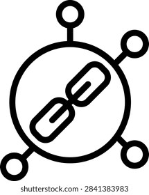 Link Vector Design Icon Style