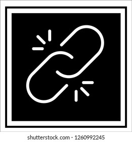 link vector icon