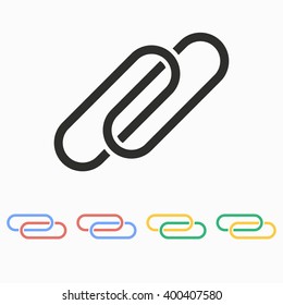 Link   vector icon. Illustration isolated on white  background for graphic and web design.