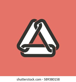 Link vector icon. Illustration isolated for graphic and web design.
