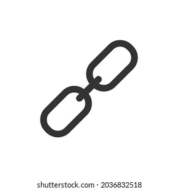  Indicador de icono de vector de enlace 