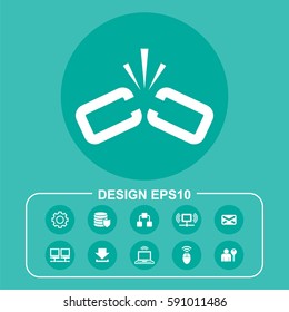 Link Vector Illustration Icon