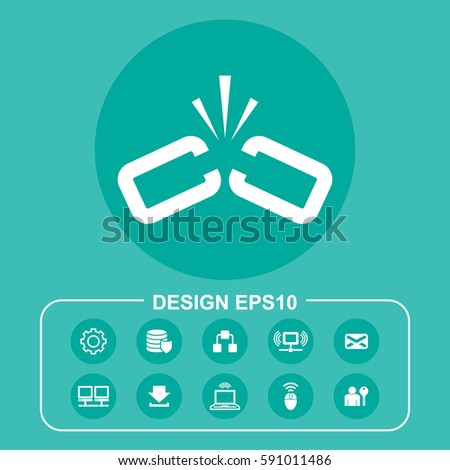 Link Vector Illustration Icon