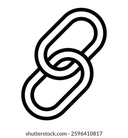 Link Vector Line Icon Design