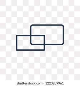 Link vector outline icon isolated on transparent background, high quality linear Link transparency concept can be used web and mobile