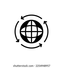 Link Wheel icon in vector. Logotype