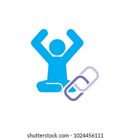 Link Yoga Logo Icon Design