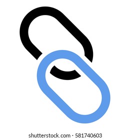 Link_Share icon - Flat design, glyph style icon - Colored