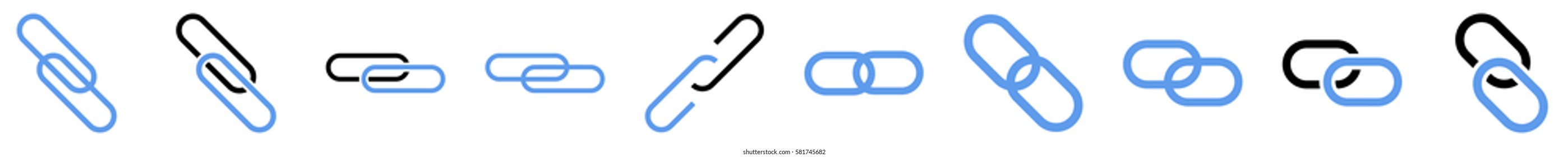 Link_Share icon - Flat design, glyph style icon - Small colored