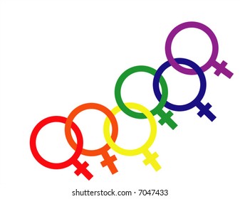 Linked Female Symbols