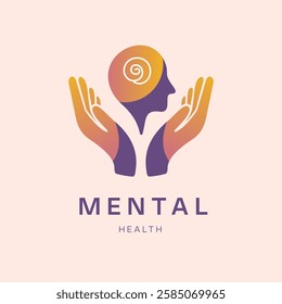 Linked hands vector icon design symbolizes care and connection LOGO
