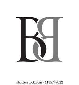 Diseño de símbolo de marca de letra vinculada B inicial