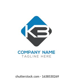 Linked Letter KB Logo Design vector Template. Creative Abstract KB Logo Vector Illustration
