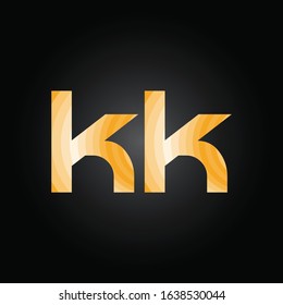 Linked Letter KK Logo Design vector Template. Creative Abstract KK Logo Vector Illustration