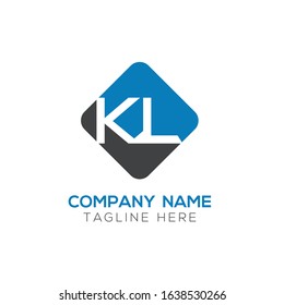 Linked Letter KL Logo Design vector Template. Creative Abstract KL Logo Vector Illustration