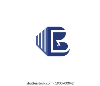 Linked logo of letters B and G with thunderbolt sign