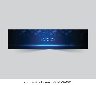 Linkedin banner with abstract background