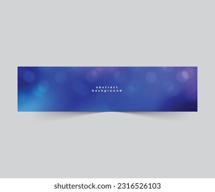 Linkedin banner abstract background with bubbles