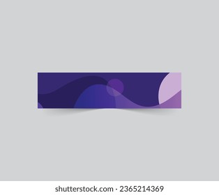 Fondo de onda abstracta de banner de Linkedin