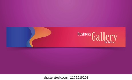 Linkedin banner for business gallery. useable for digital business, digital marketing, HR and jobseekers.