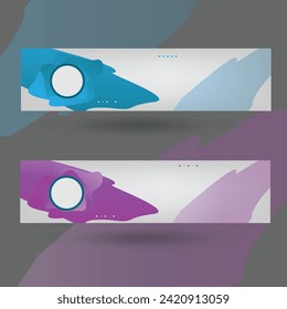 diseño de fondo de página de portada de banner enlazado. 