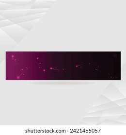 Linkedin banner cover page background design