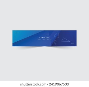 Linkedin banner creative abstract background