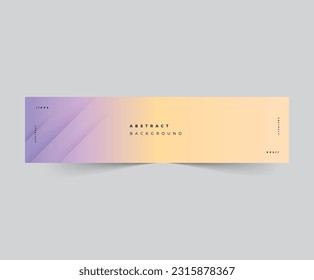 Linkedin banner gradient abstract background