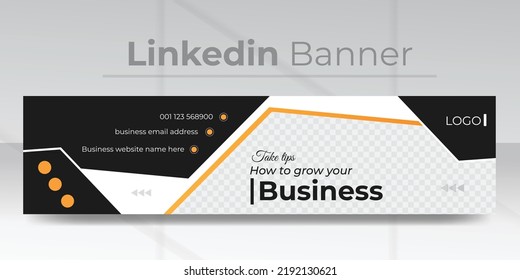 LinkedIn Banner Or Minimalist Eye-Catching Web banner template.