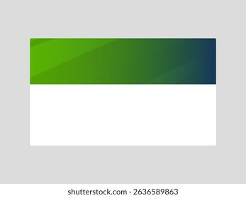 LinkedIn banner mockup with flowing gradient background