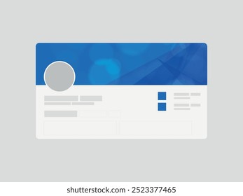 LinkedIn banner mockup template, cover photo, profile picture mockup