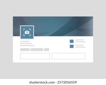 LinkedIn banner mockup template Technology, cover photo, profile picture mockup