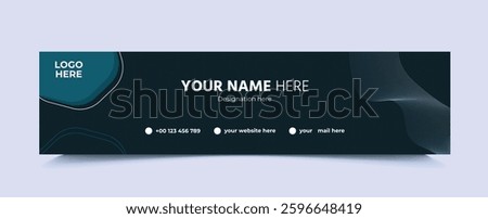 LinkedIn header, modern LinkedIn Banner, Modern LinkedIn cover photo design template